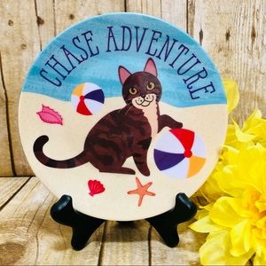 “Beach Cats” Tidbit Plate (Set of 4)